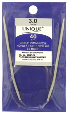 Circular Knitting Needles 16″ Aluminum - 3.0mm