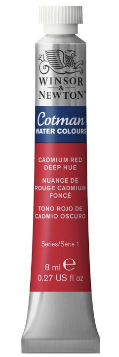 Windsor Cotman 8ml - Cadmium Red Deep Hue
