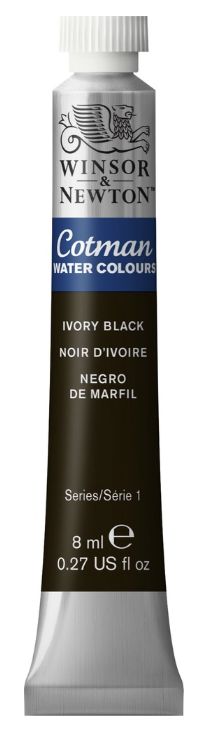 Windsor Cotman 8ml - Ivory Black