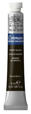 Windsor Cotman 8ml - Ivory Black