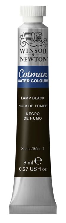Windsor Cotman 8ml - Lamp Black