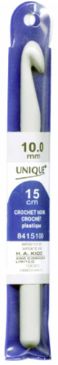 Crochet Hook 6" Plastic - 10.0mm