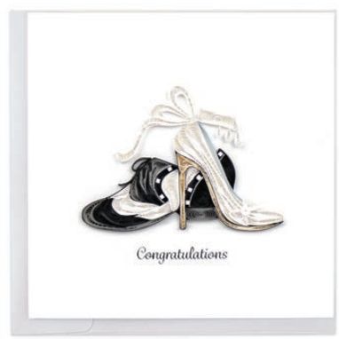 Quilling Card - First Dance