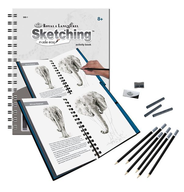 Sketching Made Easy Activity Book - African Safari
