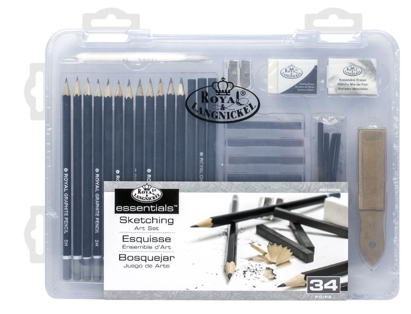 Royal &amp; Langnickel  Essential Sketching Set 34pc