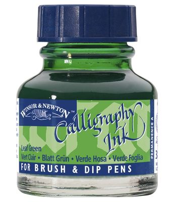 W&amp;N Calligraphy Ink Leaf Green 30ml