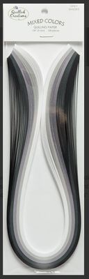 Quilling Mixed 3/8 - Grey Shades