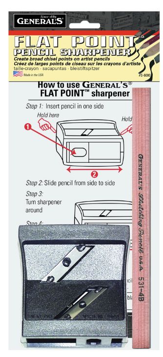 Generals Flat Point Pencil  Sharpener