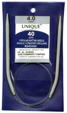 Circular Knitting Needles 16″ Aluminum- 4.0mm
