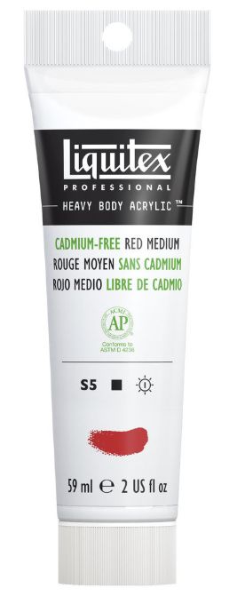Liquitex HB Acrylic - 59 - Cadmium-Free Red Medium