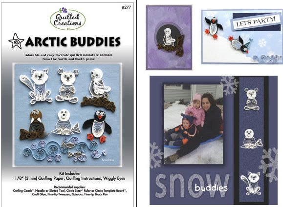 Quilling Kit - Arctic Buddies