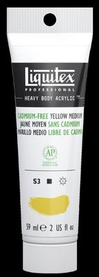 Liquitex HB Acrylic - 59 - Cadmium-Free Yellow Medium