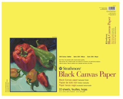 Strathmore Black Canvas Paper 16x20