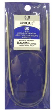 Circular Knitting Needles 24″ Aluminum - 3.0mm