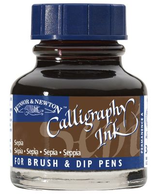 W&amp;N Calligraphy Ink Sepia 30ml