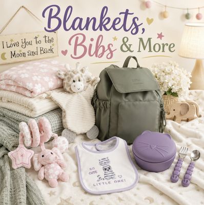 Blankets, Bibs and More