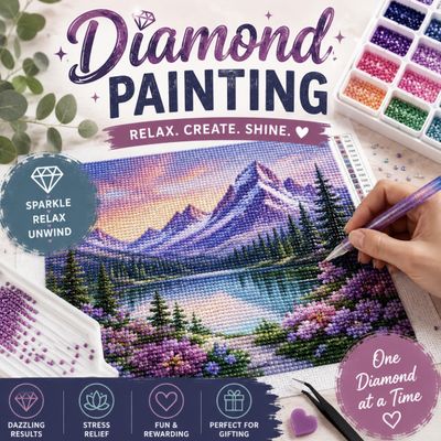 Diamond Painting and Crystal Art