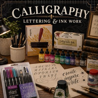 Calligraphy, Lettering &amp; Ink Work