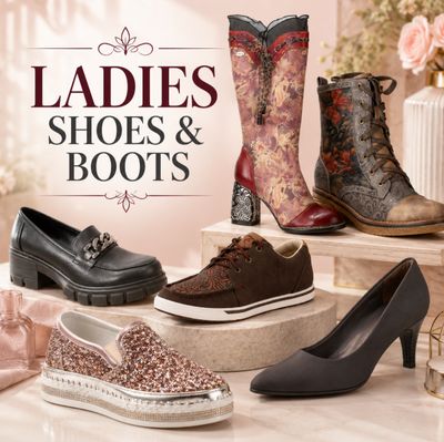 Ladies shoes and boots