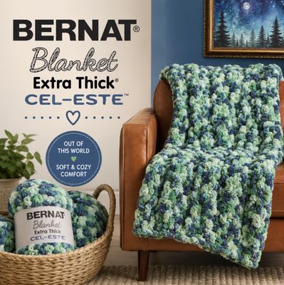 Bernat Blanket Extra Thick Cel-Este