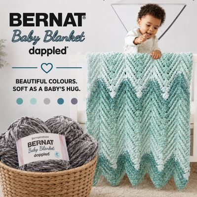 Bernat Baby Blanket Dappled