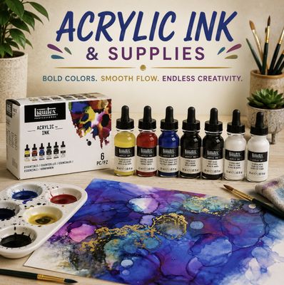 Acrylic Ink and Supplies