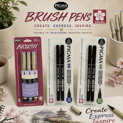 Sakura Pigma Brush Pens