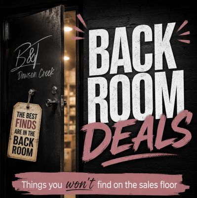 Back Room Deals