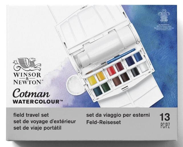 Windsor Cotman Field Plus Water Colors