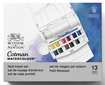 Windsor Cotman Field Plus Water Colors