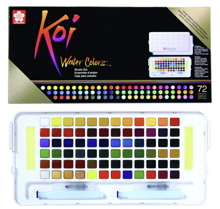 Koi Watercolor - 72pc