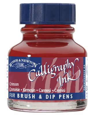 W&amp;N Calligraphy Ink Crimson 30ml