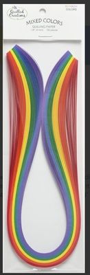 Quilling Mixed 3/8 - Rainbow Colors