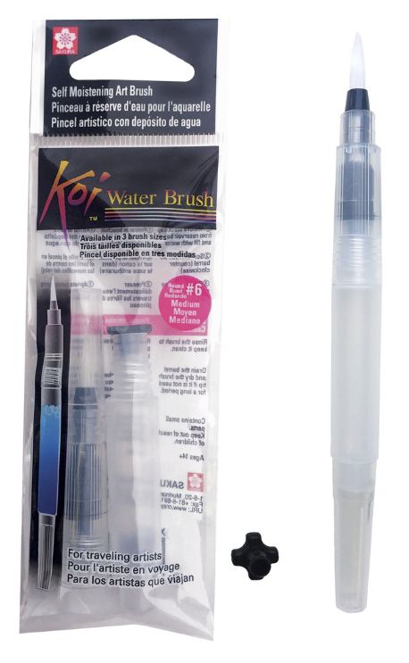 Koi Water Brush Round #6 Medium