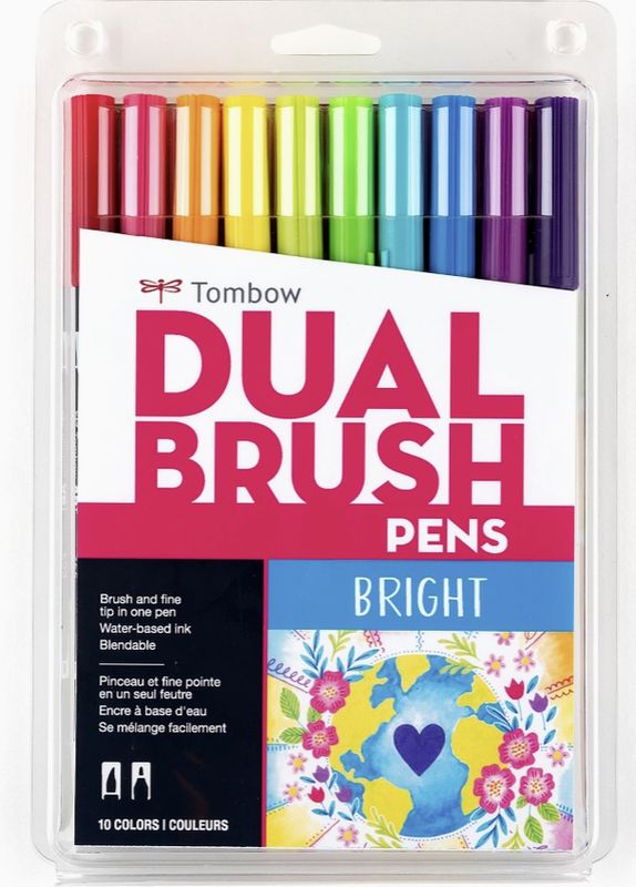 Tombow Dual Brush Bright Palette