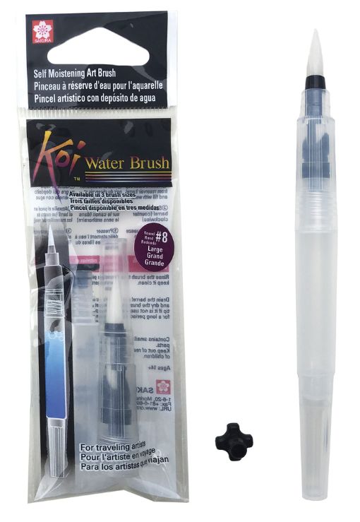 Koi Water Brush Round #8 Large