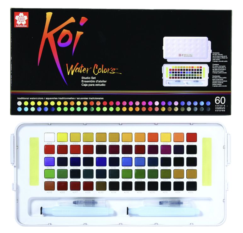 Koi Watercolor - 60pc