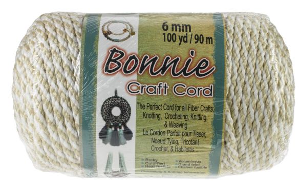 Bonnie Craft Cord - 6mm  Oatmeal 100yrd