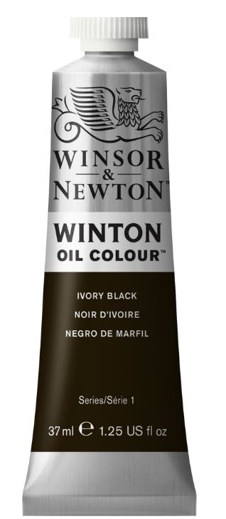 Windsor Winton Oil - 37ml - Ivory Black