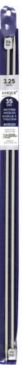 Single Point Knitting Needles 14″ Aluminum - 3.25mm