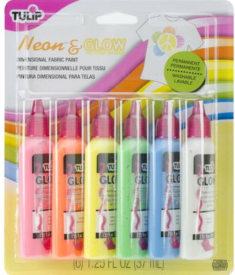 Tulip Fabric Paint Starter Kit - Neon &amp; Glow