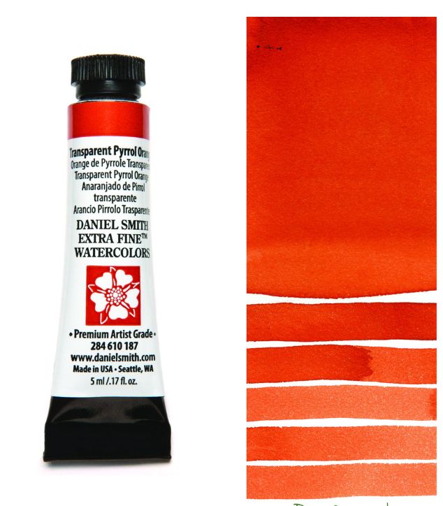 Daniel Smith 5ml - Trasparent Pyrrol Orange