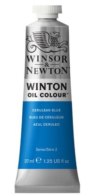 Windsor Winton Oil - 37ml - Cerulean Blue