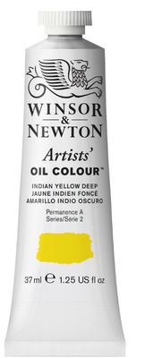 Windsor Artists Oil - 37ml - Indian Yellow Deep