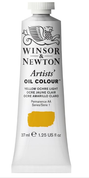 Windsor Artists Oil - 37ml - Yellow Ochre Light