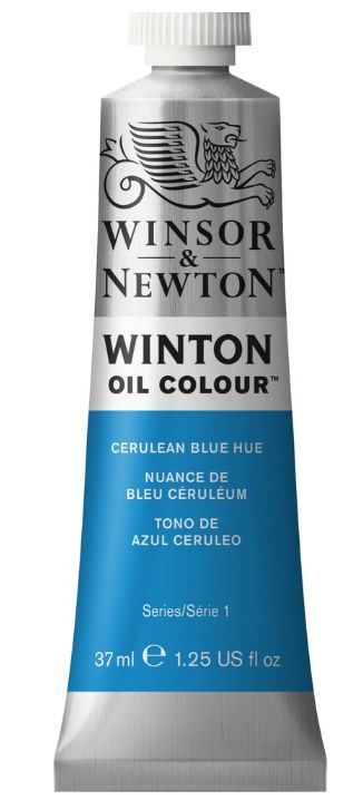 Windsor Winton Oil - 37ml - Cerulean Blue Hue