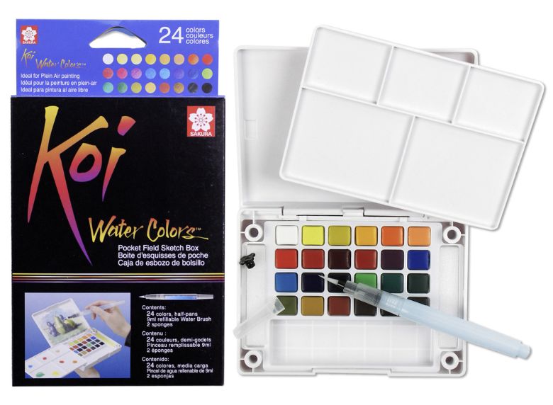 Koi Watercolors - 24pc