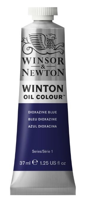 Windsor Winton Oil - 37ml - Dioxazine Blue