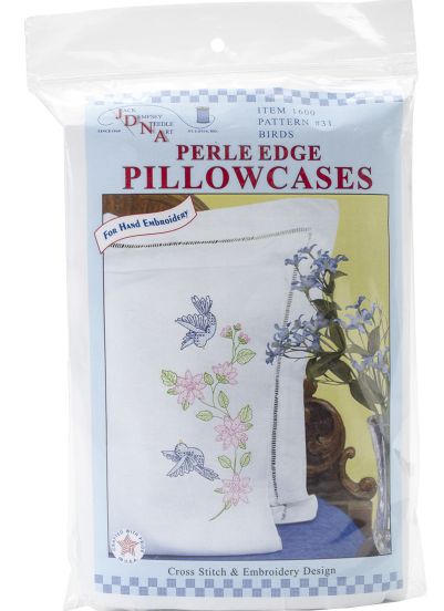 Stamped Pillow Cases - Perle Edge