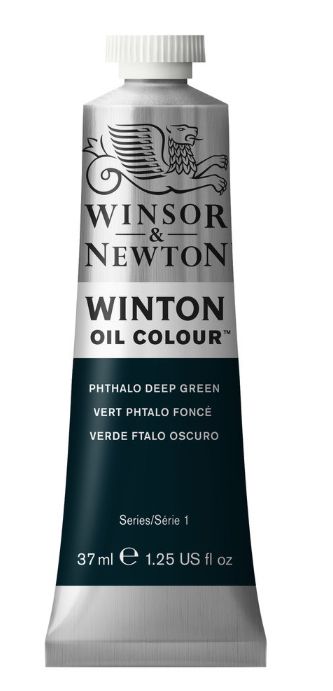 Windsor Winton Oil - 37ml - Phthalo Deep Green